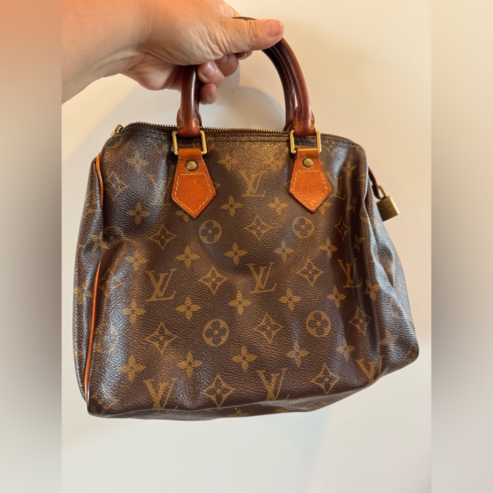 Classic! Timeless! Authentic Louis Vuitton Brown Speedy! With Sleeper Bag! - Picture 4 of 11